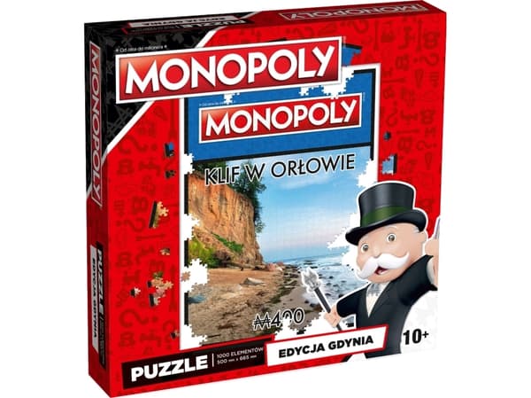 Winning Moves Puzzle 1000 Monopoly Gdynia Klif Orłowo