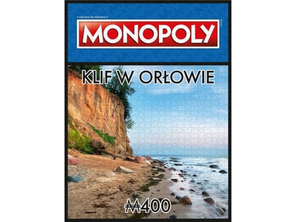 Winning Moves Puzzle 1000 Monopoly Gdynia Klif Orłowo