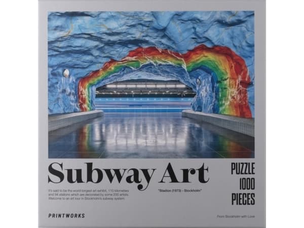 Printworks Puzzle 1000 Subway Art - Rainbow