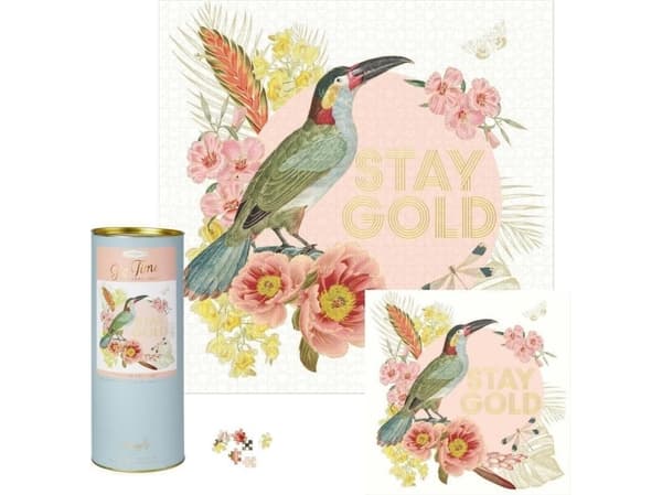 Designworks Ink Puzzle 1000 - Toucan Collage