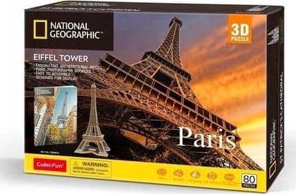 CubicFun Eiffel Tower, 80 styck, Byggnader
