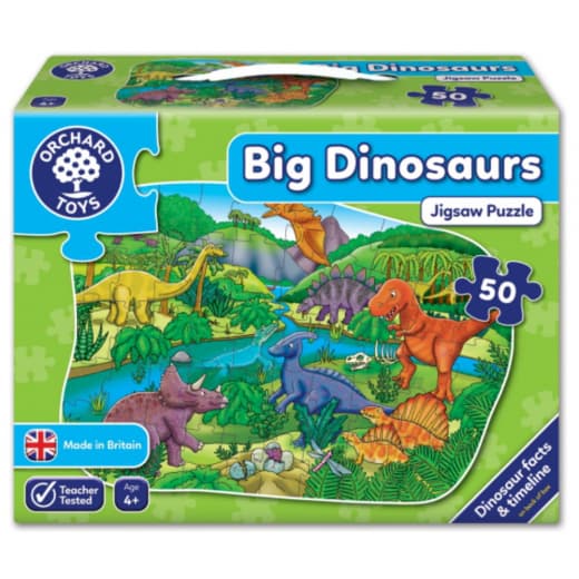 Big Dinosaurs Puslespil 50 Brikker