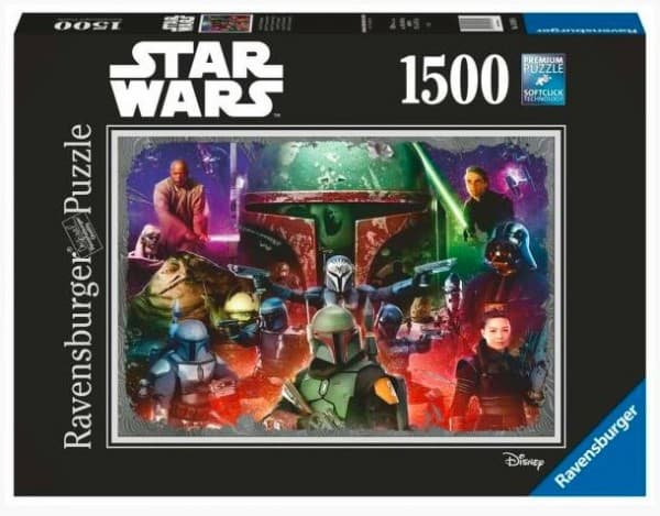 Ravensburger "2D" Dėlionė 1500 vnt. - Star Wars: Boba Fetas