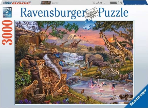Ravensburger Animal Kingdom Puslespill 3000 stykker Dyr
