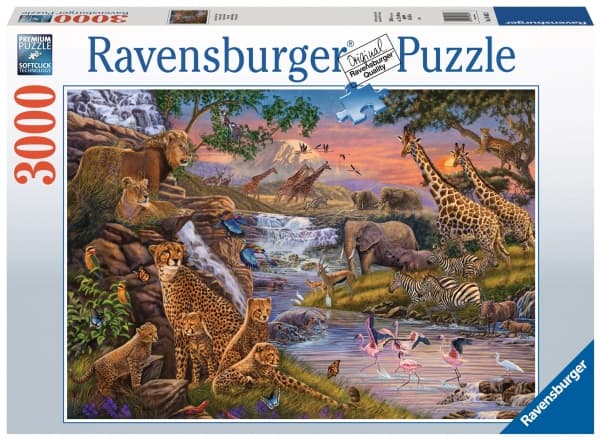 Ravensburger Animal Kingdom Kuviopalapeli 3000 kpl Eläimet