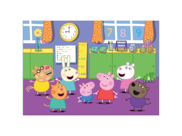 Clementoni Peppa Pig Supercolor 2 x 60, 60 stykker, Tegneserier, 4 år