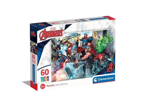 Clementoni Supercolor Marvel Avengers, 60 styck, Serietidning, 4 År