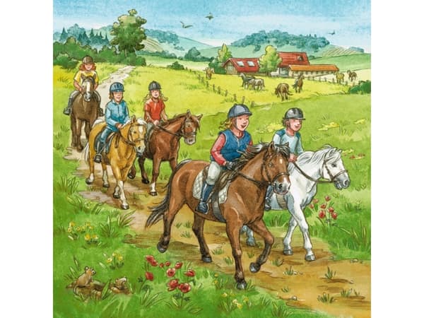 Ravensburger 4005556092376 Kuviopalapeli 49 kpl Eläimet