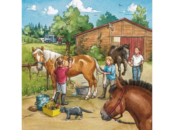 Ravensburger 4005556092376 Kuviopalapeli 49 kpl Eläimet
