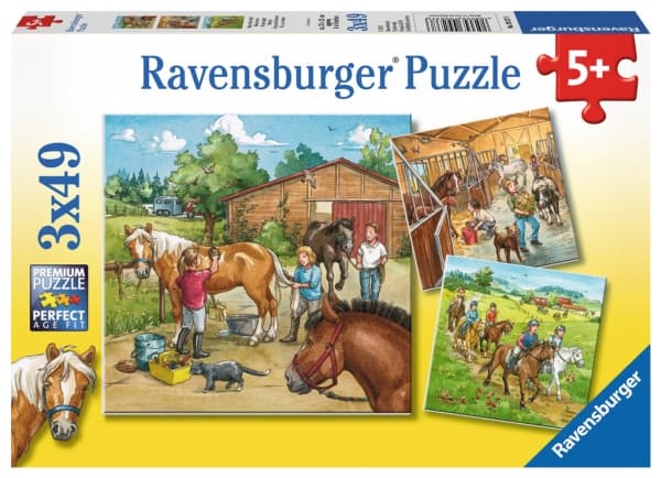 Ravensburger 4005556092376 Kuviopalapeli 49 kpl Eläimet
