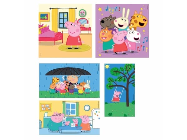 Clementoni Peppa Pig Supercolor 10 in 1, Tegneserier, 4 år