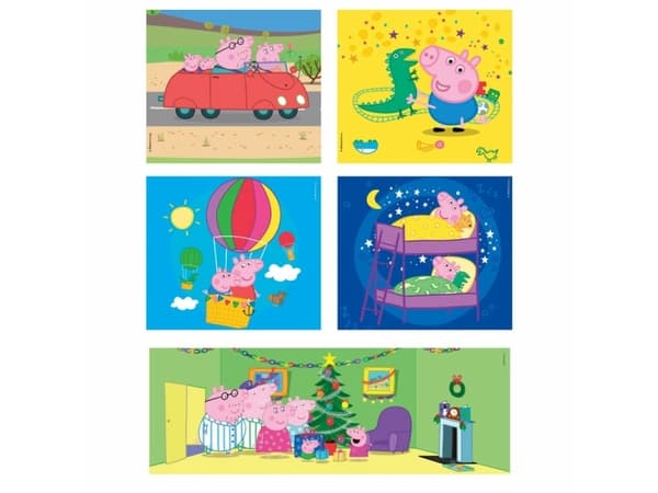 Clementoni Peppa Pig Supercolor 10 in 1, Tegneserier, 4 år