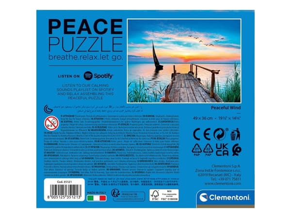Clementoni Peace Collection 35121, 500 stykker, 14 år