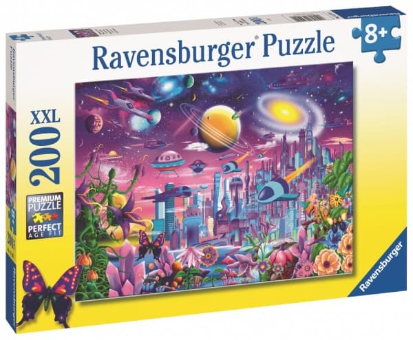 Ravensburger Cosmic City, 200 kpl, Fantasia, 8 vuosi/vuosia