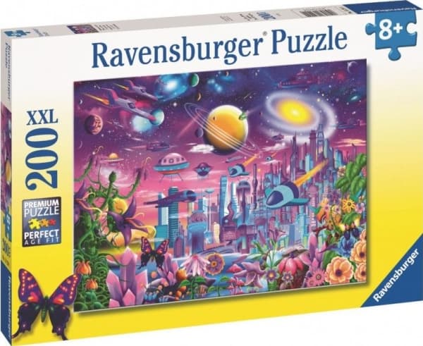 Ravensburger Cosmic City, 200 kpl, Fantasia, 8 vuosi/vuosia