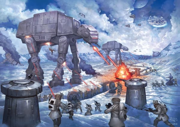 Star Wars The Battle of Hoth Pussel 1000 bitar Schmidt