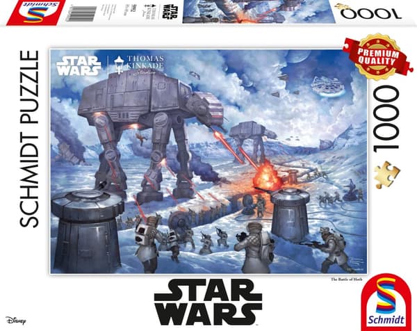 Star Wars The Battle of Hoth Puslespill 1000 brikker Schmidt