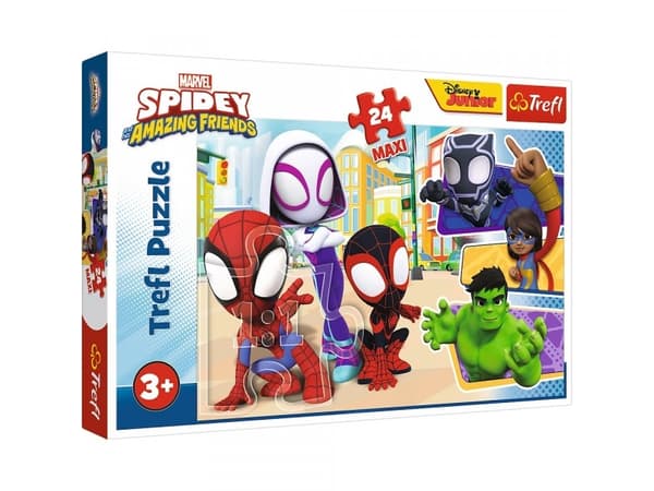 Trefl 14348 Puzzle 24el Maxi Spiday and Friends