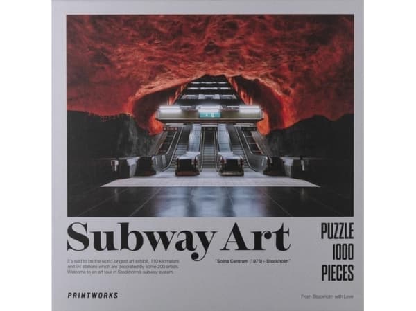 Printworks Puzzle 1000 Subway Art Fire