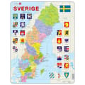 Miniatyrbild 1 av 2: Larsen Rampussel Sverige Landskap 70 Bitar