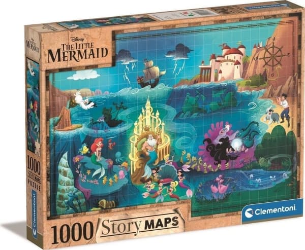 Clementoni Disney Baby 39664, 1000 stykker, Tegneserier, 10 år