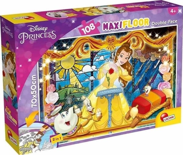 Lisciani LISCIANI DISNEY DOBBELSIDIG PUSSEL MAXI GULV 108 EL.