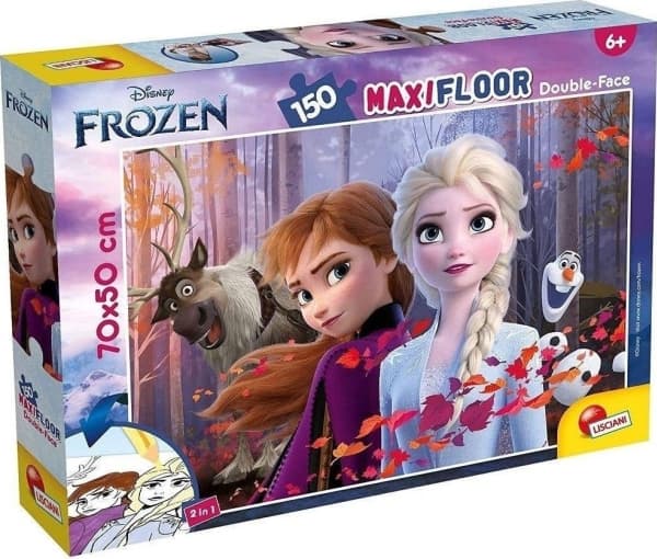 Lisciani LISCIANI DISNEY DOBBELSIDIG PUSSEL MAXI GULV 150 STK. ISLAND