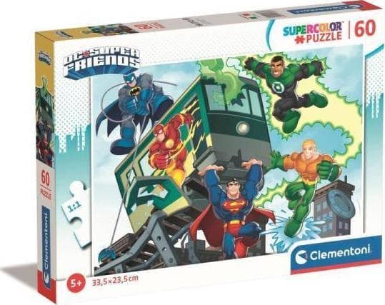 Clementoni Supercolor DC Comics Super Friends, 60 styck, Serietidning, 5 År