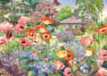 Miniatyrbilde 2 av 2: Blooming garden Puslespill 1000 brikker Schmidt