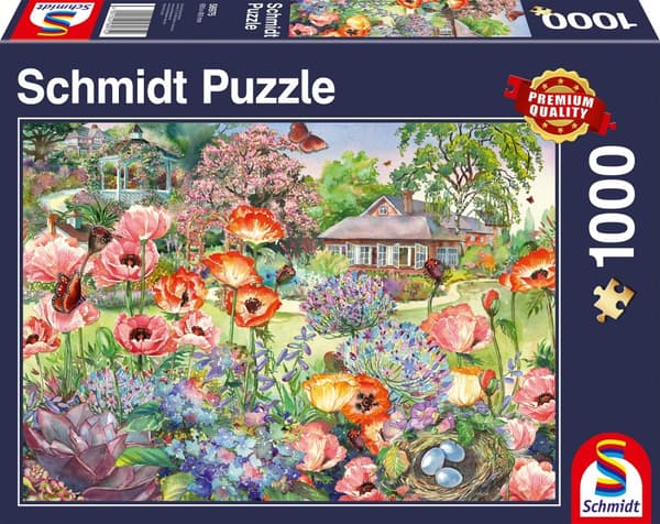 Blooming garden Puslespill 1000 brikker Schmidt