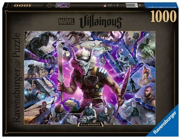 Ravensburger Marvel Villainous: Killmonger, 1000 stykker, Komikk, 14 år