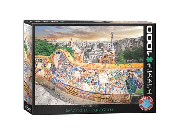 Eurographics Pussel 1000 Barcelona Park Guell