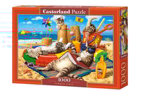 Castorland Summer Vibes, 1000 stykker, Dyr, 9 år