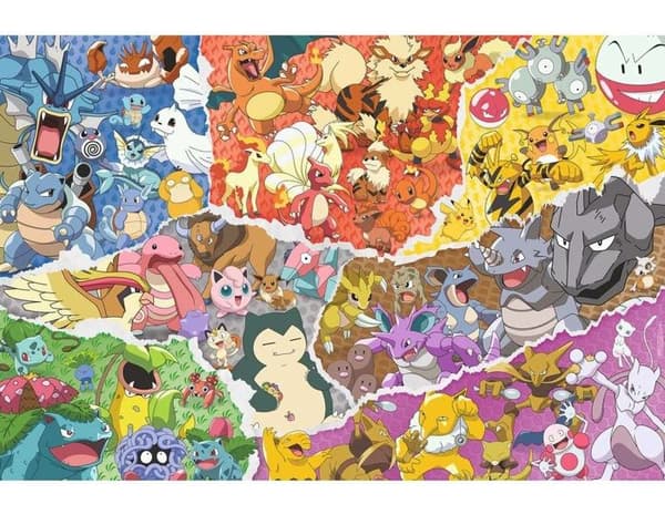POKEMON - Pussel 5000 bitar - Pokémon Allstars - Ravensburger