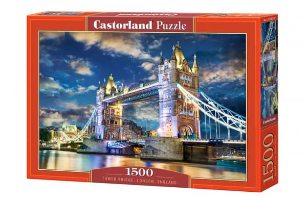 Castorland Tower Bridge, London, England, 1500 kpl, Maisema, 9 vuosi/vuosia