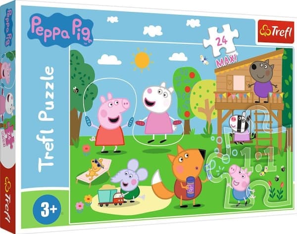 Peppa Pig Maxi Fun in the grass, 24 stykker, Andre, 3 år