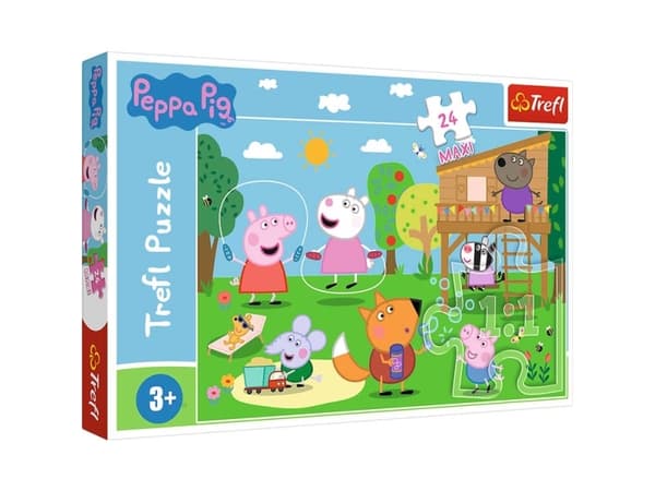 Peppa Pig Maxi Fun in the grass, 24 styck, Andra, 3 År