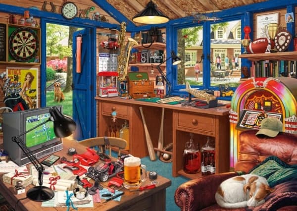 Schmidt Spiele 59977, 1000 stykker, Kunst, 12 år