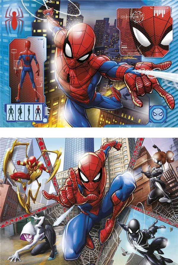 Spider-Man Pussel 2x60 bitar Clementoni