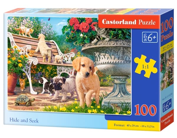 Castorland B-111220 palapeli Kuviopalapeli 100 kpl Eläimet