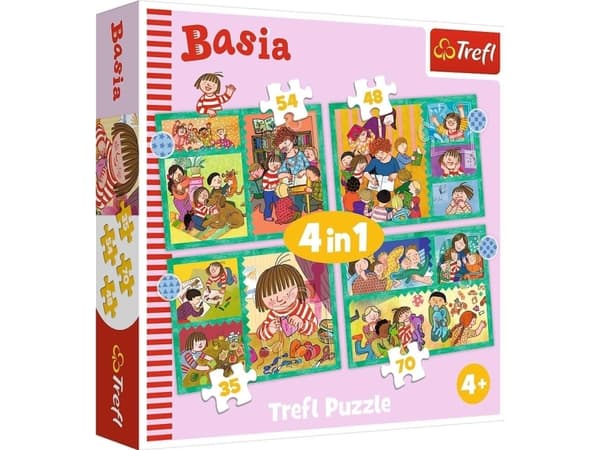 Trefl Puzzle 4in1 Adventures of Basia TREFL