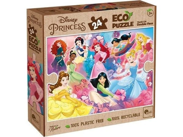 Lisciani LISCIANI DISNEY PUZZLE ECO DOUBLE-SIDED PRINCESS 24 EL.