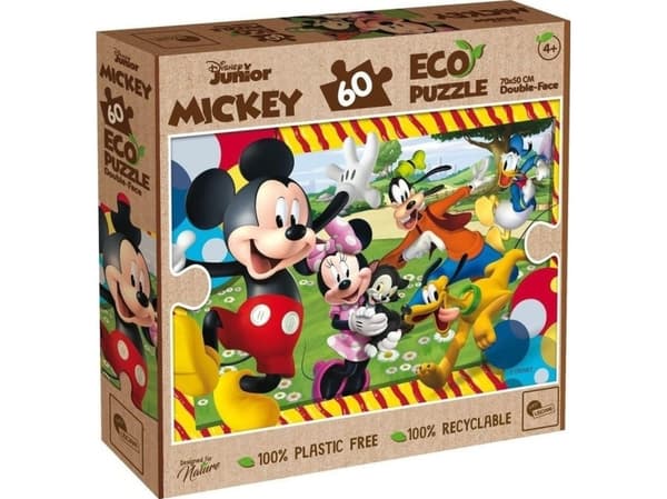 Lisciani LISCIANI DISNEY PUSSEL ECO DOBBELSIDIG MUS MUSE 60 EL.