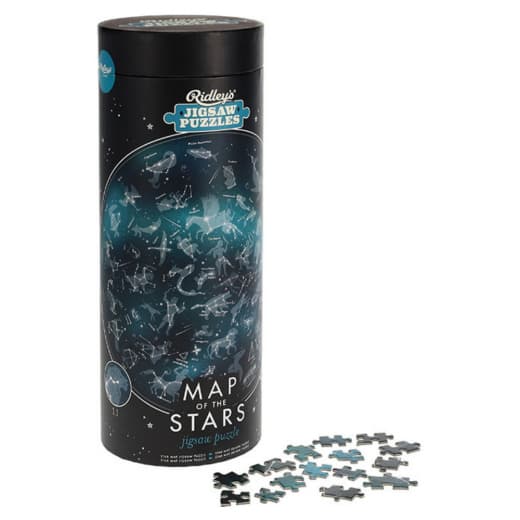 Ridley's Pussel - Map of the Stars 1000 Bitar