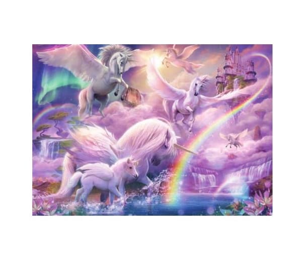 Ravensburger Pegasus Unicorns Pussel 100 styck Älva