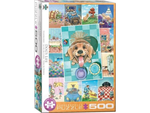 Eurographics Pussel 500 Hundliv XXL