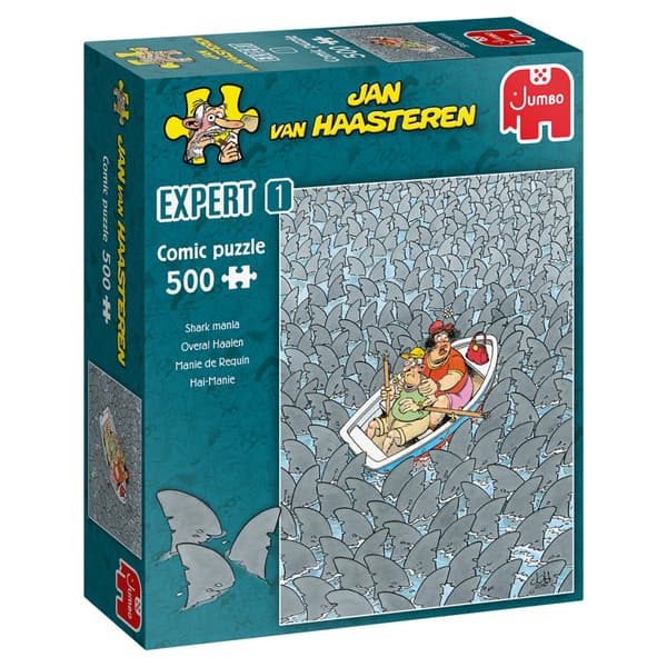 Jan van Haasteren Pussel - Shark Mania 500 bitar