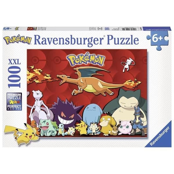Pussel 100 XXL-bitar: Min favorit Pokémon go Unique Color Unique
