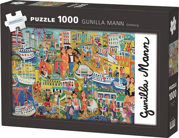 Gunilla Mann Göteborg Pussel 1000 bitar Kärnan