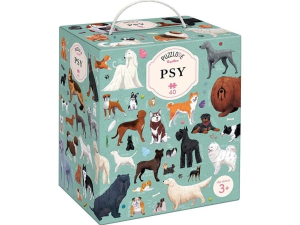 Bright Junior Media Puzzlove CzuCzu Psy 40el.